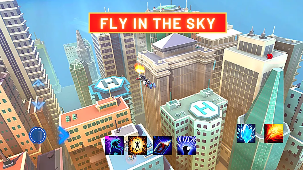 Super hero Flying iron jet man [МОД Unlocked] APK Android Screenshot 4
