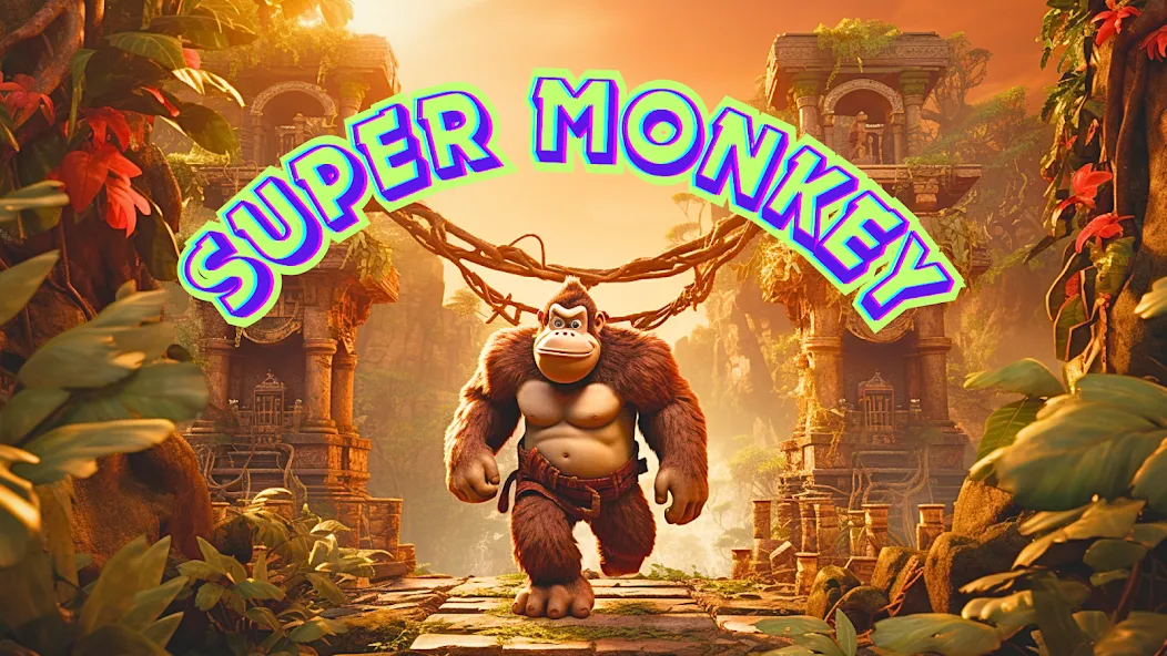 Monkey jungle run kong gorilla [МОД Меню] APK Android Screenshot 1