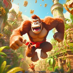 Monkey jungle run kong gorilla [МОД Меню] APK Android