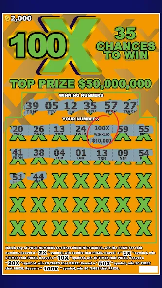 Lottery Scratchers Ticket Off (Лотерейный билет на ободрителейскретчи) [МОД Mega Pack] APK Android Screenshot 1