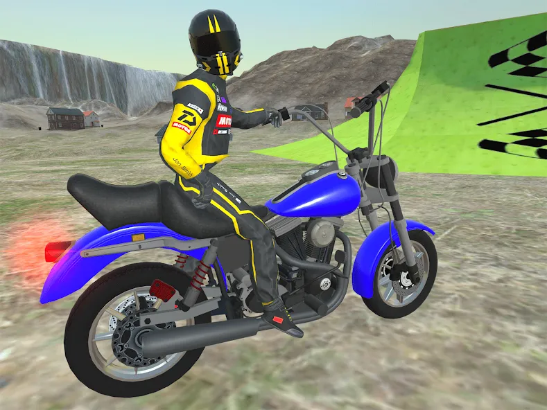 Moto bike Driving: Mega Ramp [МОД Все открыто] APK Android Screenshot 1