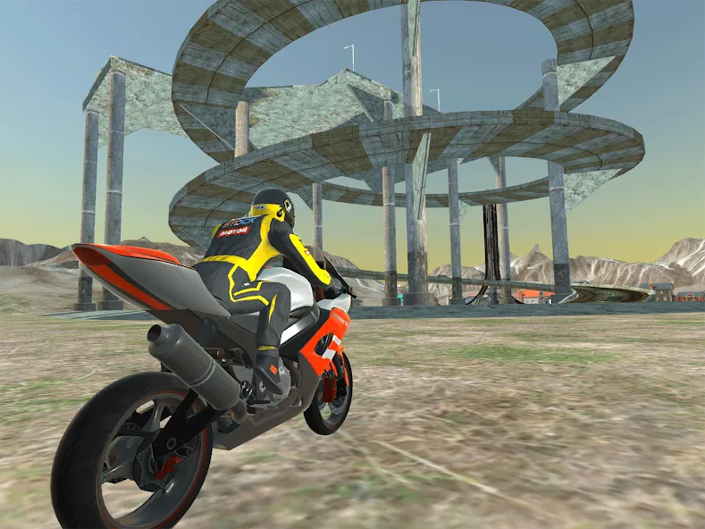 Moto bike Driving: Mega Ramp [МОД Все открыто] APK Android Screenshot 3