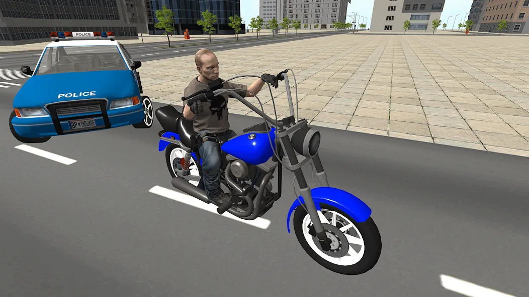 Bike Driving: Police Chase [МОД Бесконечные монеты] APK Android Screenshot 3