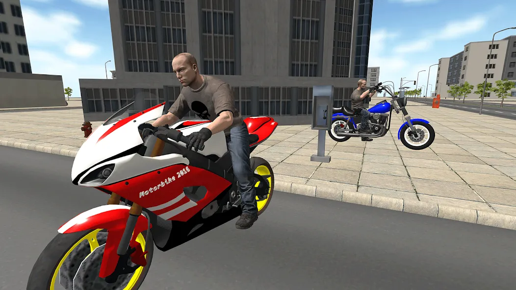 Bike Driving: Police Chase [МОД Бесконечные монеты] APK Android Screenshot 4
