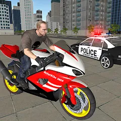 Bike Driving: Police Chase [МОД Бесконечные монеты] APK Android