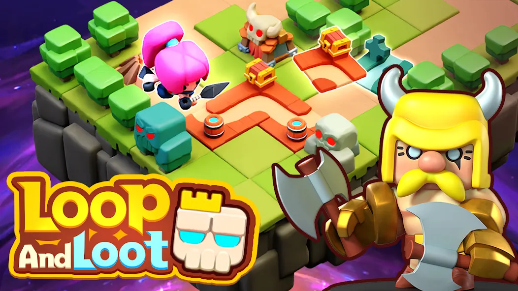Loop & Loot™: Merge RPG (Покет Квест) [МОД Premium] APK Android Screenshot 1