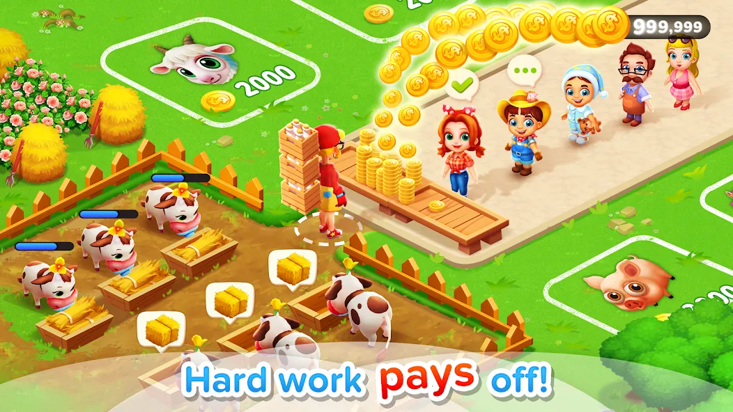 Family Farm Seaside [МОД Premium] APK Android Screenshot 3