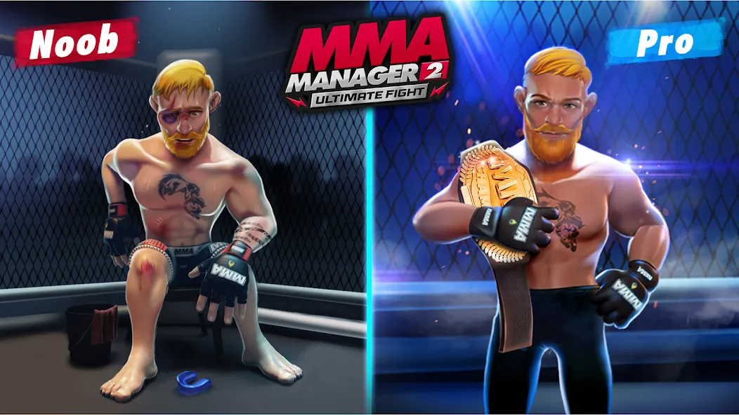 MMA Manager 2: Ultimate Fight (ММА Менеджер 2) [МОД Все открыто] APK Android Screenshot 1