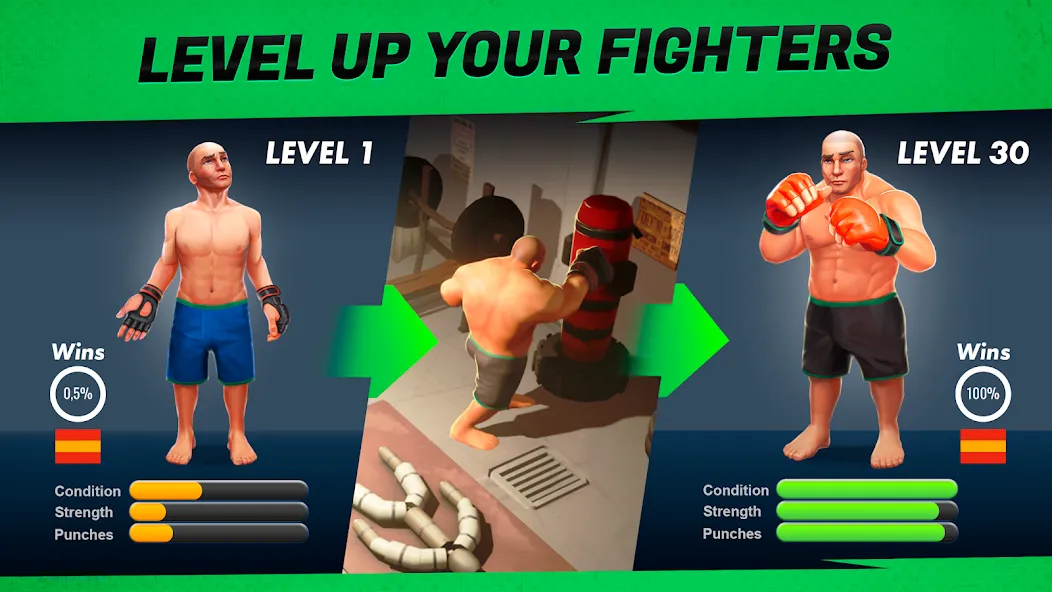 MMA Manager 2: Ultimate Fight (ММА Менеджер 2) [МОД Все открыто] APK Android Screenshot 2