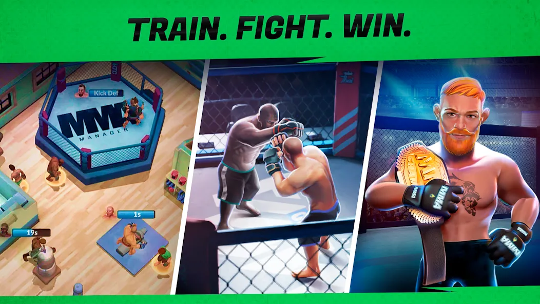 MMA Manager 2: Ultimate Fight (ММА Менеджер 2) [МОД Все открыто] APK Android Screenshot 5