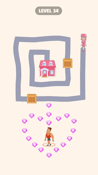 Draw To Home (Дроу Ту Хоум) [МОД Unlocked] APK Android Screenshot 4