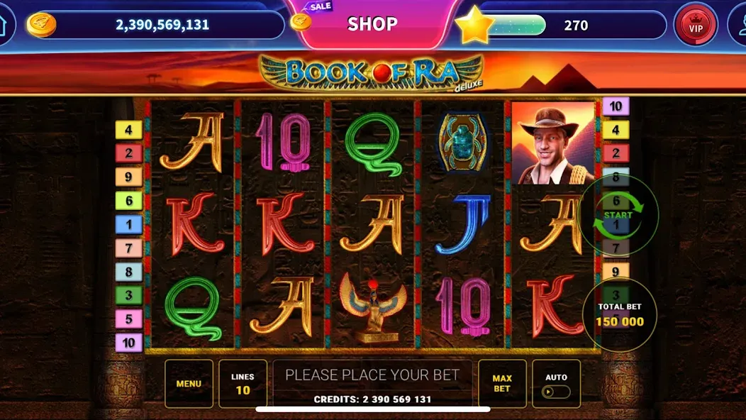 Book of Ra™ Deluxe Slot (Бук оф Ра Делюкс Слот) [МОД Mega Pack] APK Android Screenshot 1