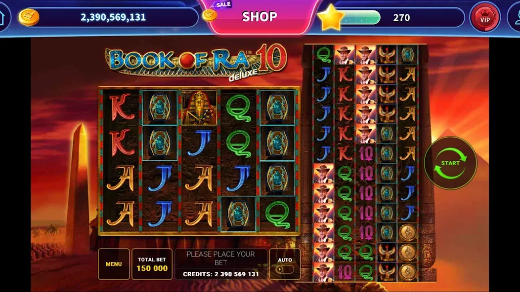 Book of Ra™ Deluxe Slot (Бук оф Ра Делюкс Слот) [МОД Mega Pack] APK Android Screenshot 4
