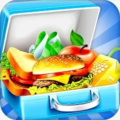 Lunch Box cooking Games 2023 (ШКОЛЬНЫЙ ОБЕД ПРИГОТОВЛЕНИЕ ПИЩИ Создание поваров) [МОД Бесконечные монеты] APK Android