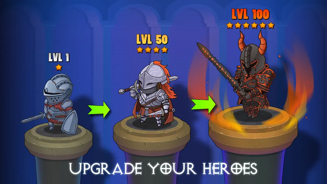 Dungeon: Age of Heroes (Данжен) [МОД Premium] APK Android Screenshot 3