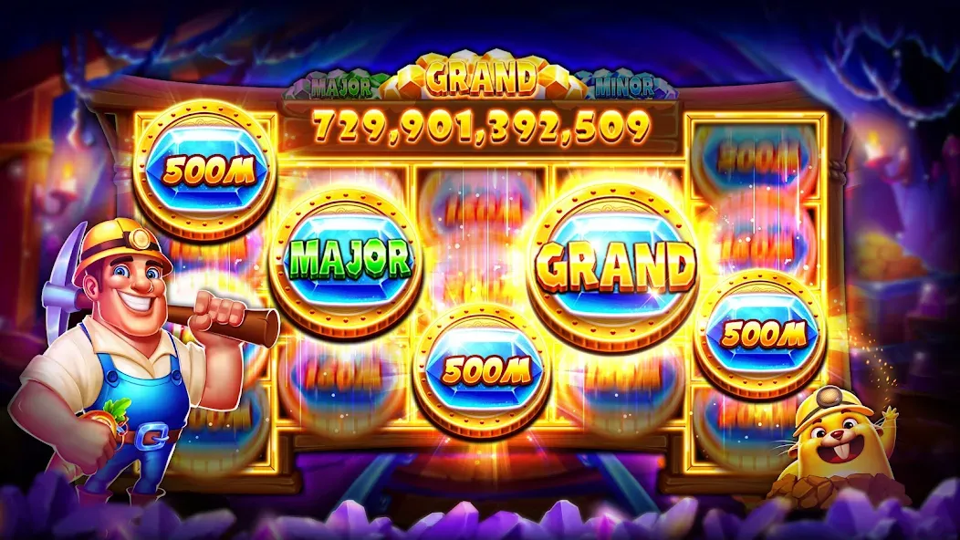 Jackpot Wins - Slots Casino (Джекпот Винс) [МОД Меню] APK Android Screenshot 2