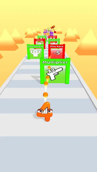 Merge Number Run (Мрдж Намбер Ран) [МОД Бесконечные монеты] APK Android Screenshot 2