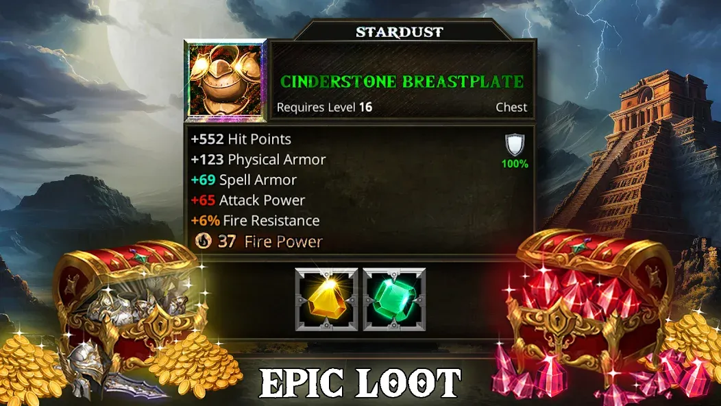 Demon God: Turn-Based Strategy (Херо Квест) [МОД Меню] APK Android Screenshot 2