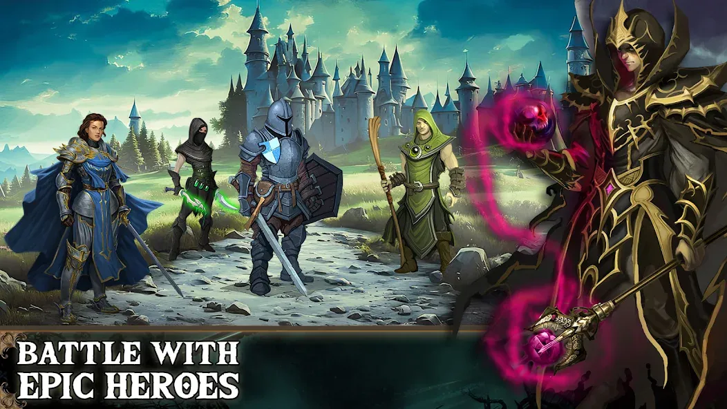 Demon God: Turn-Based Strategy (Херо Квест) [МОД Меню] APK Android Screenshot 3