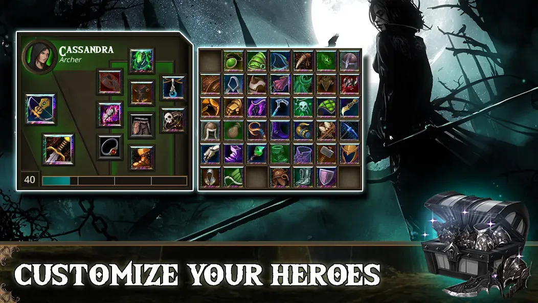 Demon God: Turn-Based Strategy (Херо Квест) [МОД Меню] APK Android Screenshot 5