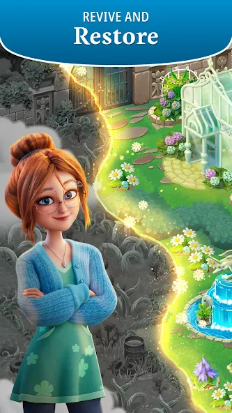 Merge Gardens (Мерж Гарденс) [МОД Premium] APK Android Screenshot 2