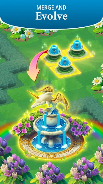 Merge Gardens (Мерж Гарденс) [МОД Premium] APK Android Screenshot 3