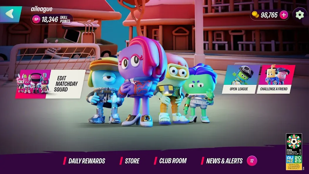 FIFA World Cup AI League (ФИФА Ворлд Кап ИИ Лига) [МОД Бесконечные монеты] APK Android Screenshot 1