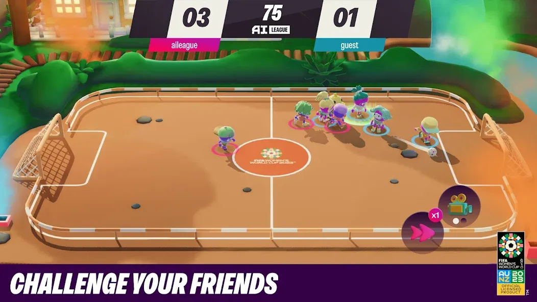 FIFA World Cup AI League (ФИФА Ворлд Кап ИИ Лига) [МОД Бесконечные монеты] APK Android Screenshot 5