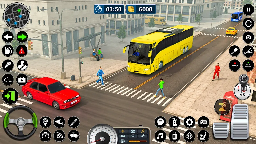 Bus Simulator Game: Coach Game [МОД Бесконечные монеты] APK Android Screenshot 4