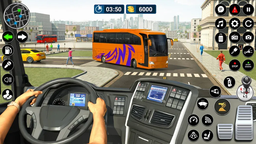 Bus Simulator Game: Coach Game [МОД Бесконечные монеты] APK Android Screenshot 5