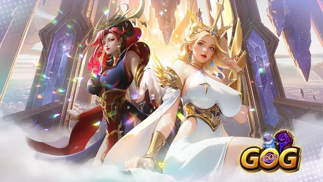 IDLE GOG (АЙДЛ ГОГ) [МОД Бесконечные монеты] APK Android Screenshot 1