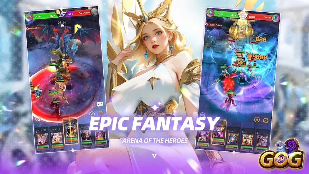 IDLE GOG (АЙДЛ ГОГ) [МОД Бесконечные монеты] APK Android Screenshot 2