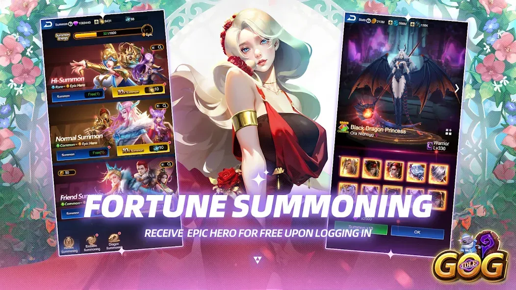 IDLE GOG (АЙДЛ ГОГ) [МОД Бесконечные монеты] APK Android Screenshot 5