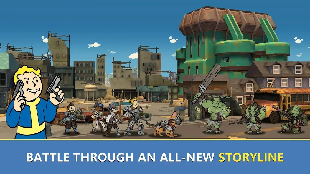 Fallout Shelter Online (Фоллаут Шелтер Онлайн) [МОД Все открыто] APK Android Screenshot 2