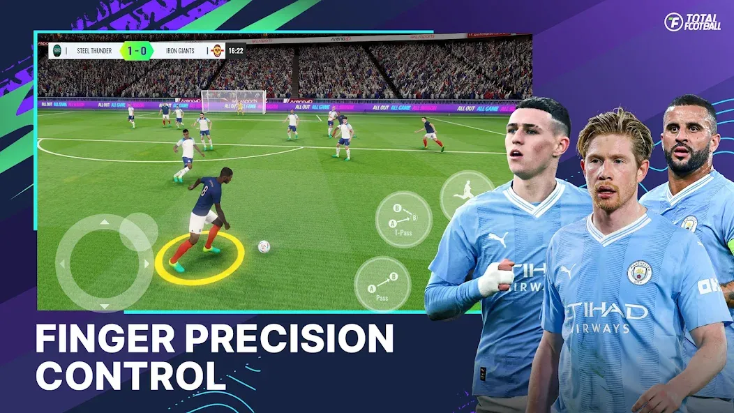 Total Football (Тотал Футбол) [МОД Бесконечные монеты] APK Android Screenshot 2