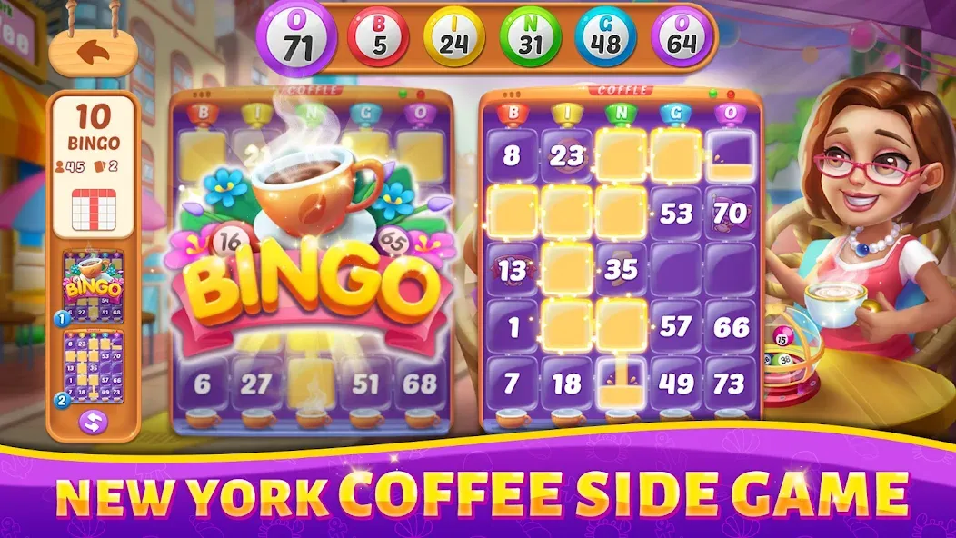 Bingo Rush - Club Bingo Games (Бинго Раш) [МОД Меню] APK Android Screenshot 3
