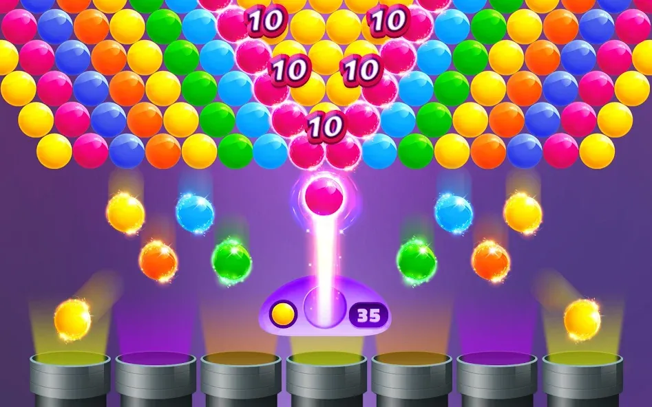Action Bubble Game (Экшн Бабл Игра) [МОД Mega Pack] APK Android Screenshot 1