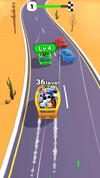 Level Up Bus (Левел Ап Бас) [МОД Premium] APK Android Screenshot 3
