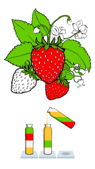 Sort Paint: Water Sort Puzzle (Сорт Пэйнт) [МОД Бесконечные монеты] APK Android Screenshot 1