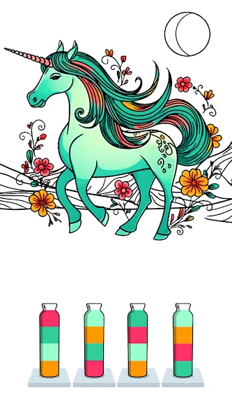 Sort Paint: Water Sort Puzzle (Сорт Пэйнт) [МОД Бесконечные монеты] APK Android Screenshot 4