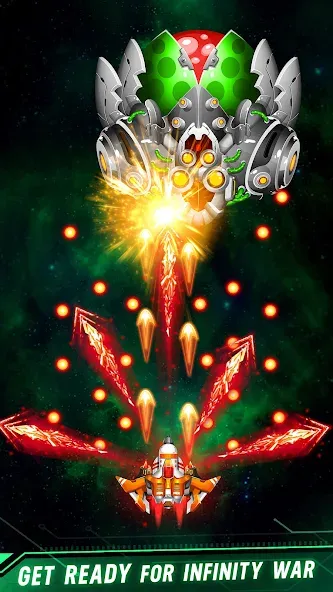 Space shooter - Galaxy attack (Спейс шутер) [МОД Все открыто] APK Android Screenshot 4