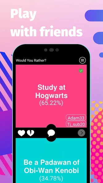 Would You Rather? questions [МОД Premium] APK Android Screenshot 3