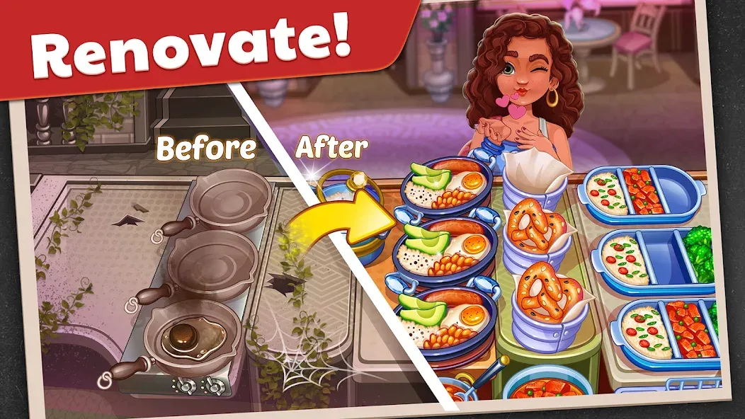American Cooking Star Games (Американская звезда кулинарии) [МОД Много денег] APK Android Screenshot 2