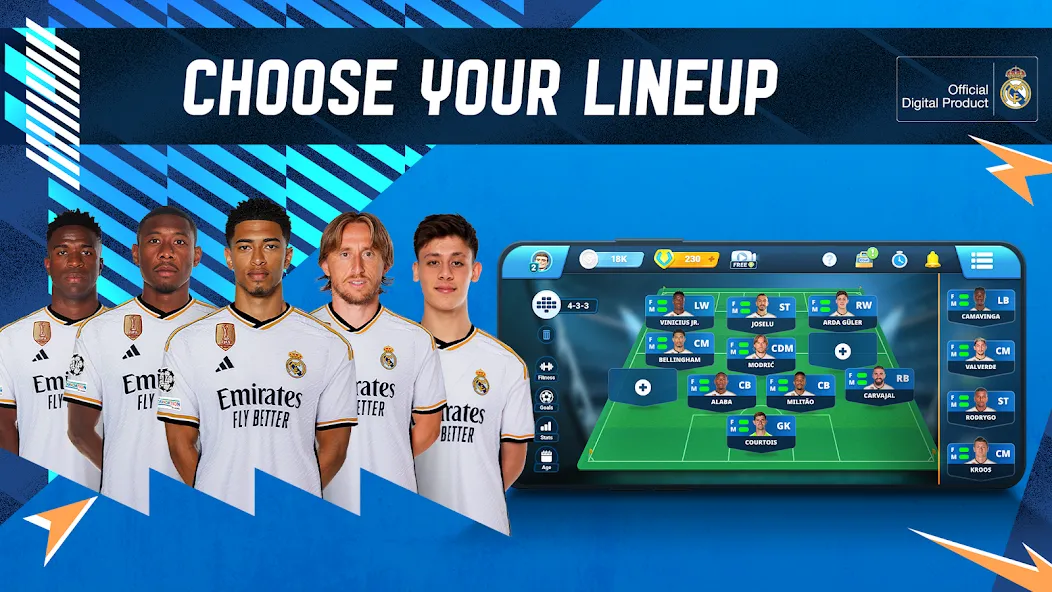 OSM 23/24 - Soccer Game [МОД Unlocked] APK Android Screenshot 1