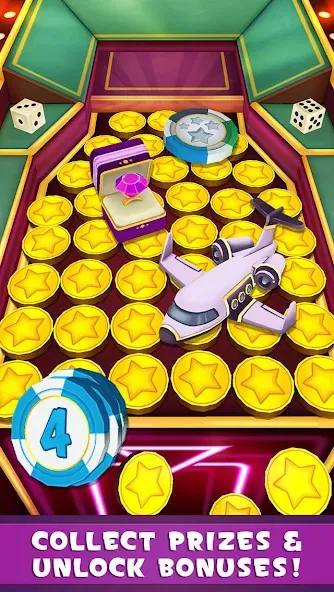 Coin Dozer: Casino (Коин Дозер) [МОД Premium] APK Android Screenshot 2