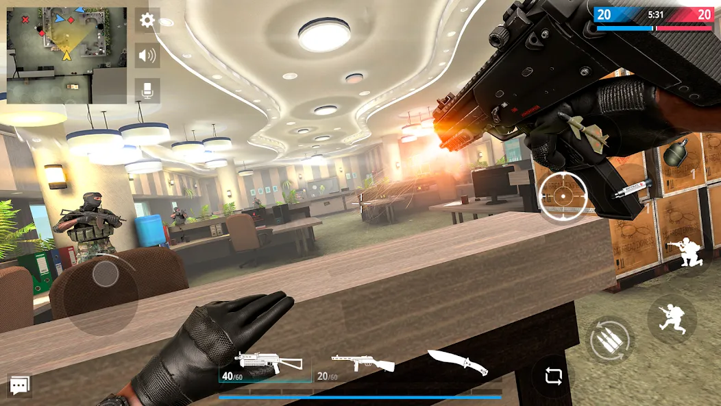 Modern Strike Online: PvP FPS (Модерн Страйк Онлайн) [МОД Меню] APK Android Screenshot 2
