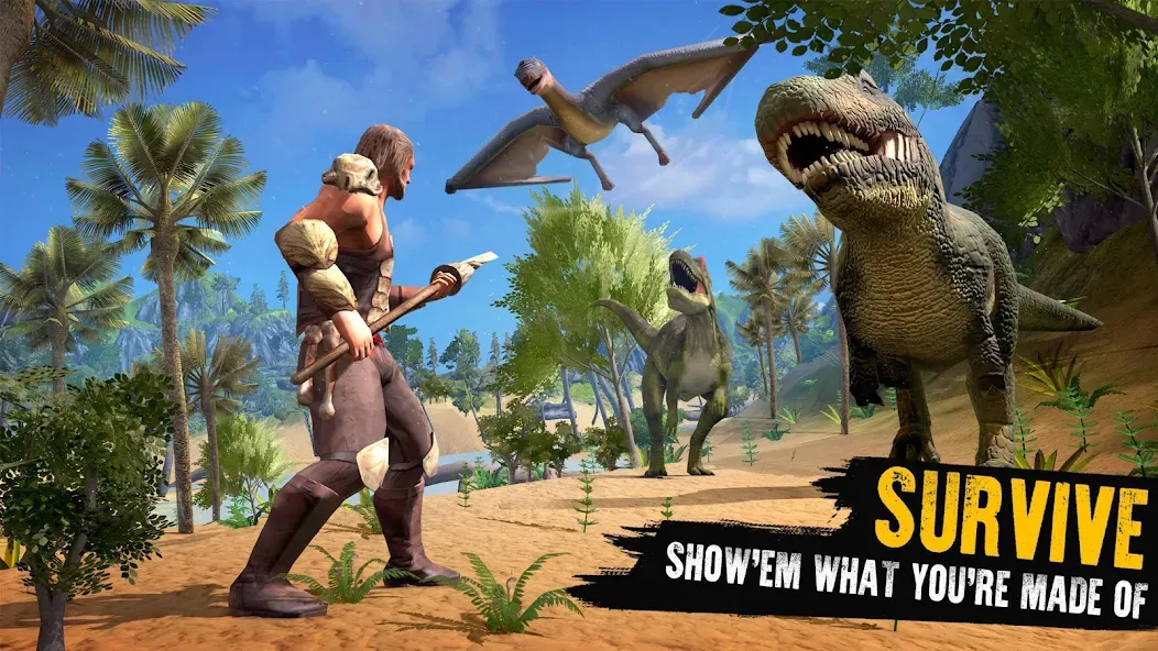 Jurassic Survival Island (Джурастик Сурвайвал Айленд) [МОД Все открыто] APK Android Screenshot 1