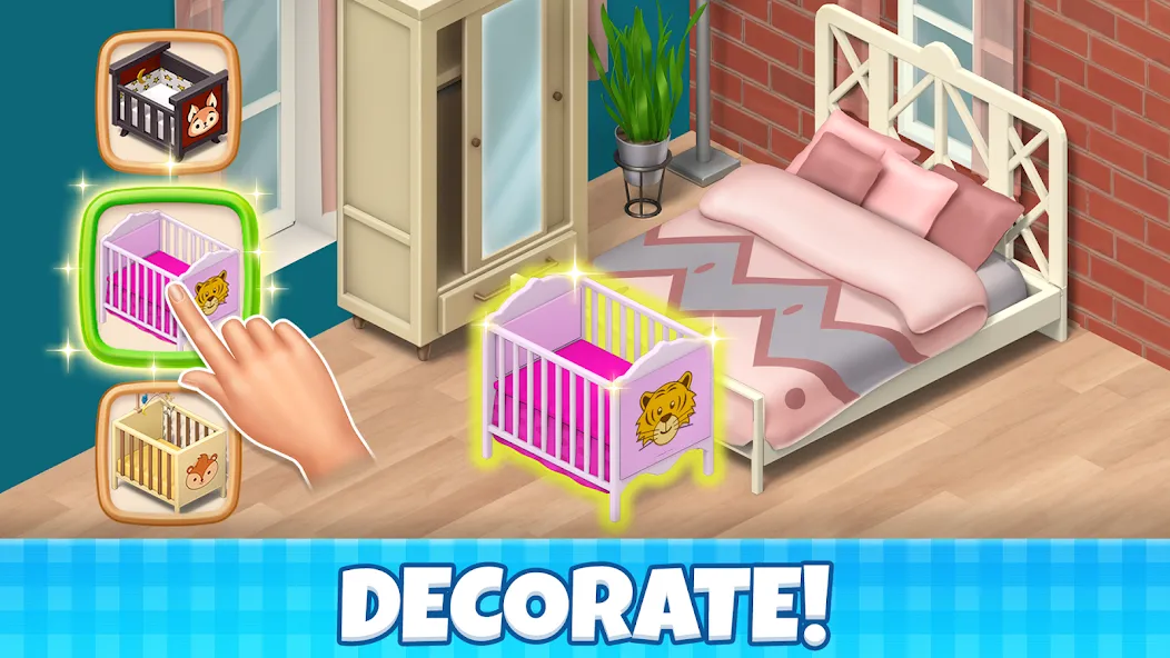 Manor Cafe - Match 3 Puzzle (Манор Кафе) [МОД Все открыто] APK Android Screenshot 2