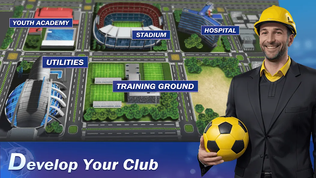 Top Football Manager 2024 (Топ Футбольный Менеджер 2023) [МОД Mega Pack] APK Android Screenshot 5