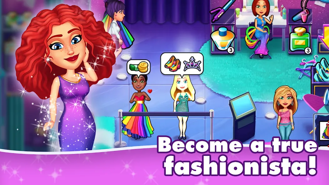 Fabulous 5: Fashion & Dress-up (Фэбюлс) [МОД Все открыто] APK Android Screenshot 3